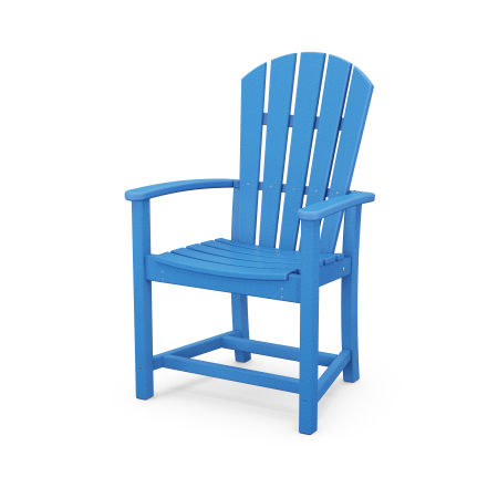 Palm Coast Upright Adirondack Chair in Pacific Blue
