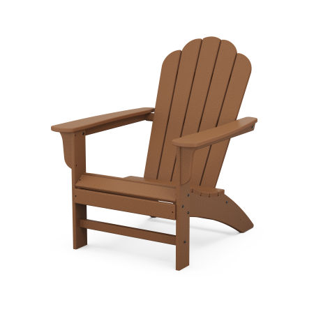 POLYWOOD Country Living Adirondack Chair in Teak