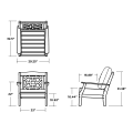 Thumbnail for Chinoiserie Deep Seating Chair
