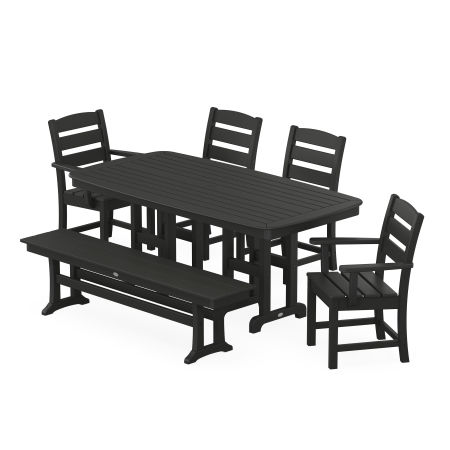 Lakeside 6-Piece Dining Set in Black