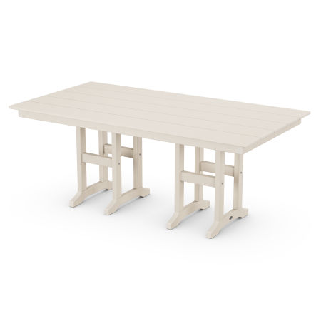 Lakeside 37" x 72" Farmhouse Dining Table in Sand