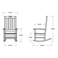 Thumbnail for Nautical Porch Rocking Chair