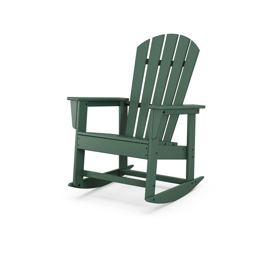 POLYWOOD South Beach Rocking Chair in Green