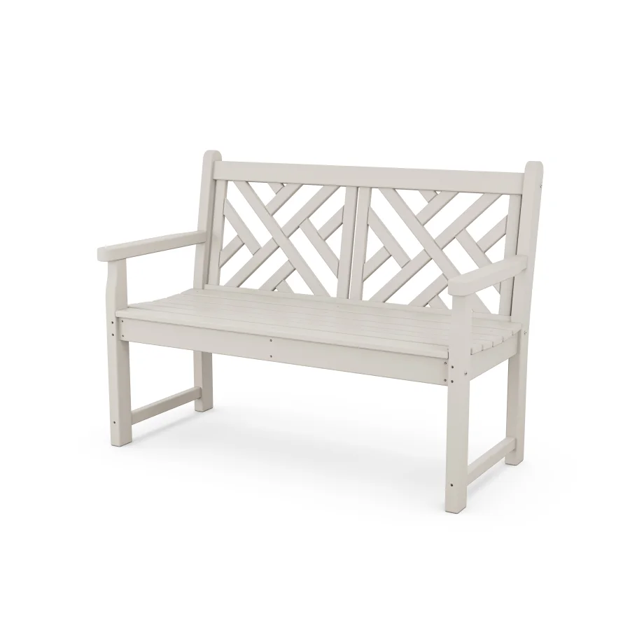 POLYWOOD Chippendale 48" Bench in Sand