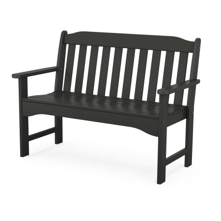 POLYWOOD Country Living 48" Garden Bench in Black