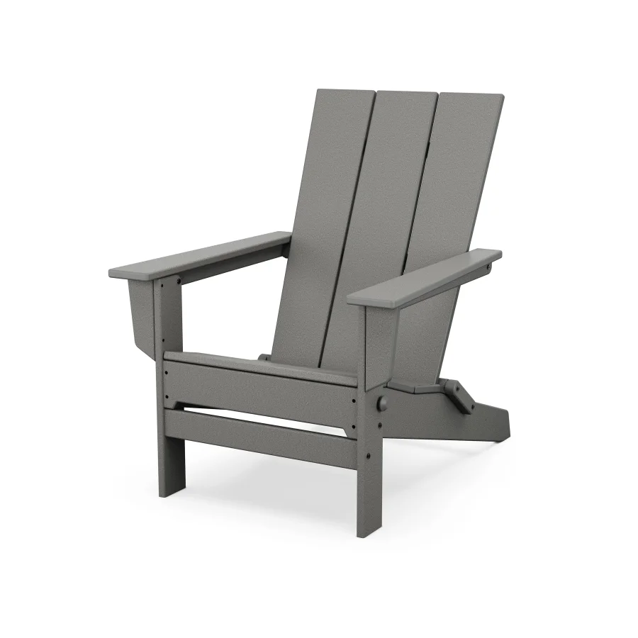 POLYWOOD Modern Studio Folding Adirondack Chair