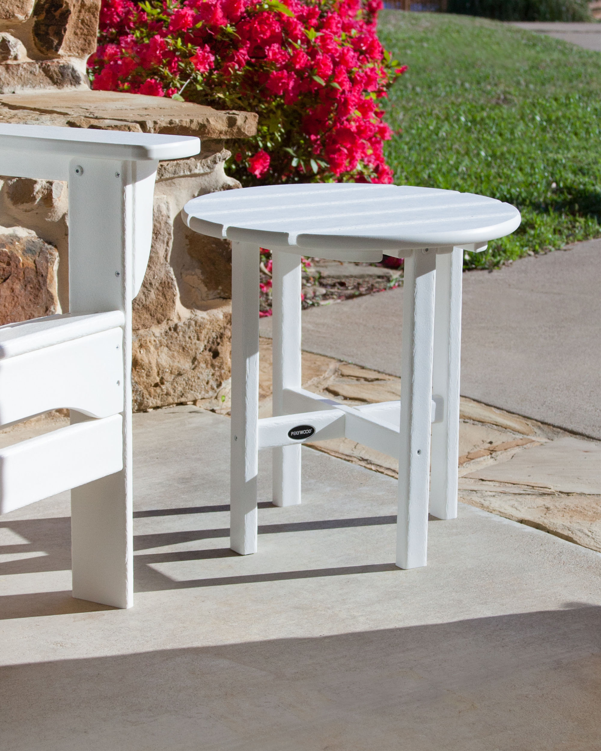 polywood round 18 side table