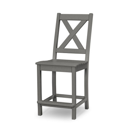 Braxton Counter Side Chair in Slate Grey