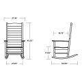 Thumbnail for Shaker Porch Rocking Chair