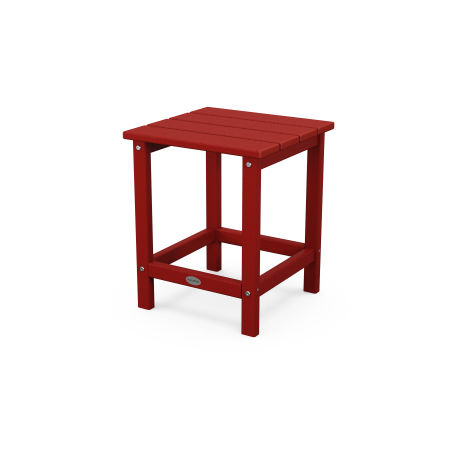 Long Island 18" Side Table in Crimson Red