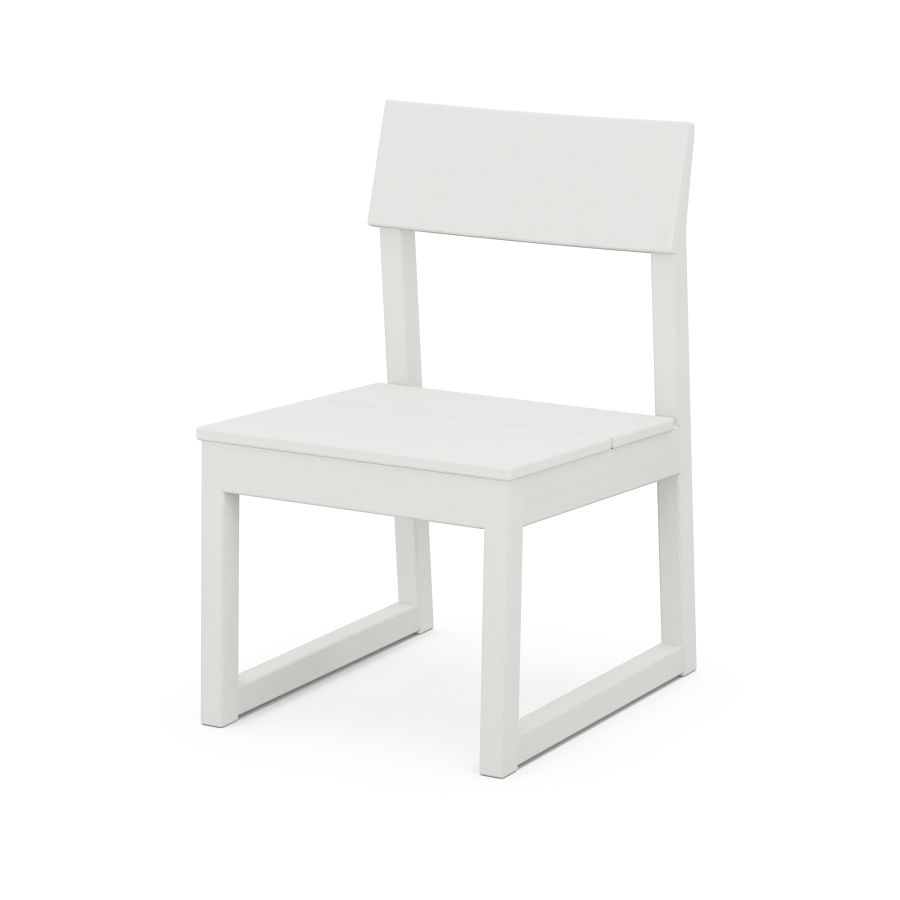 POLYWOOD EDGE Dining Side Chair in Vintage White