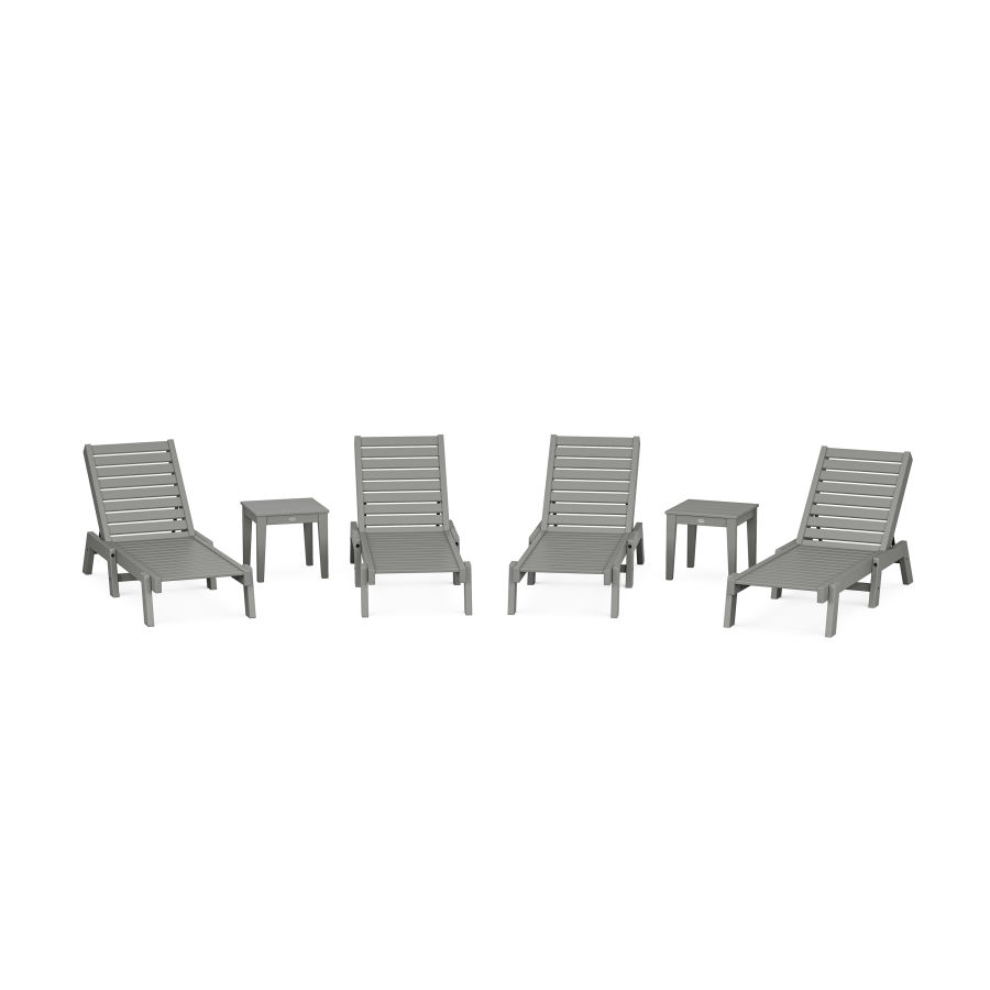 POLYWOOD Captain Chaise 6-Piece Set