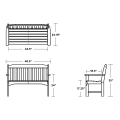 Thumbnail for Cottage 48" Bench