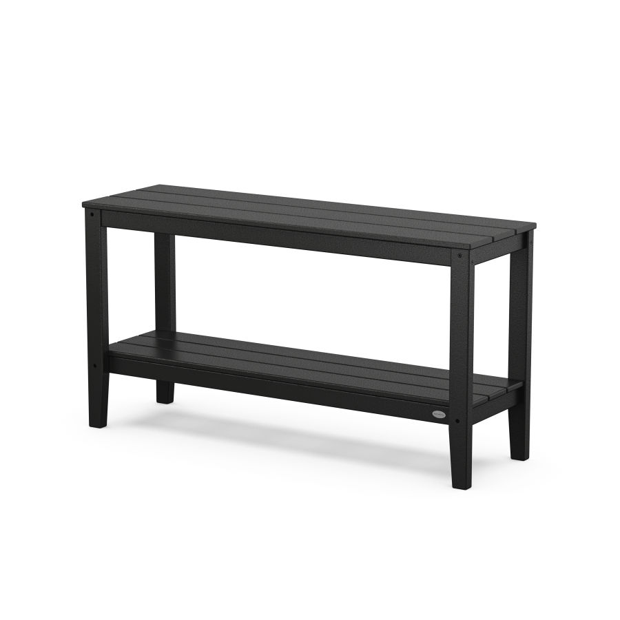 POLYWOOD Newport 55” Console Table in Black