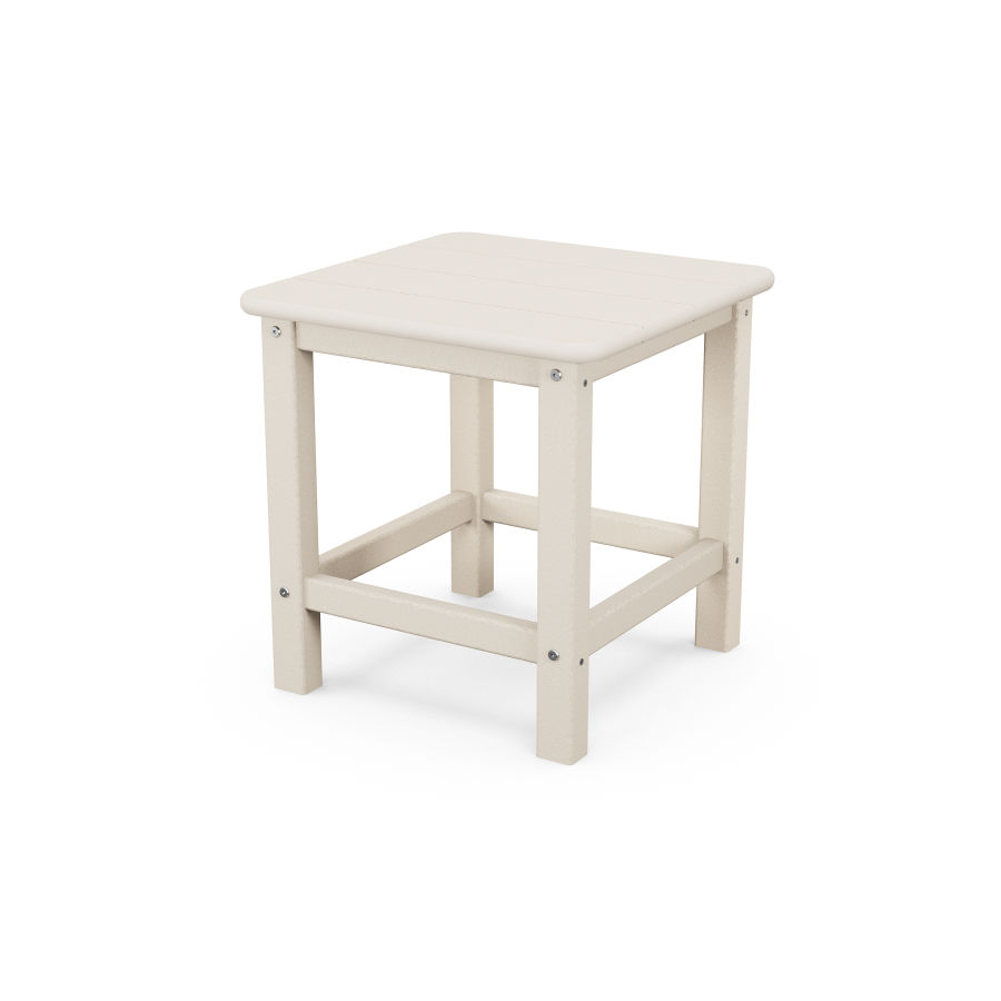 POLYWOOD Seashell 18" Side Table in Sand