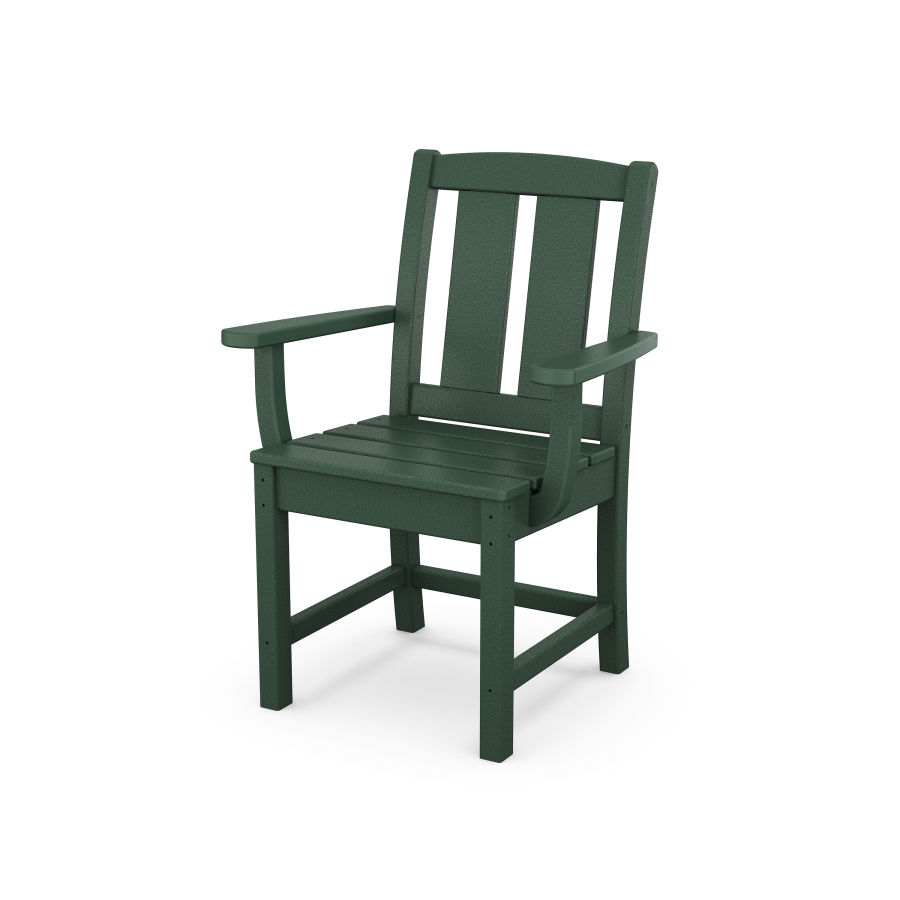 POLYWOOD Mission Dining Arm Chair in Green