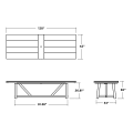 Thumbnail for 120" A-Frame Dining Table