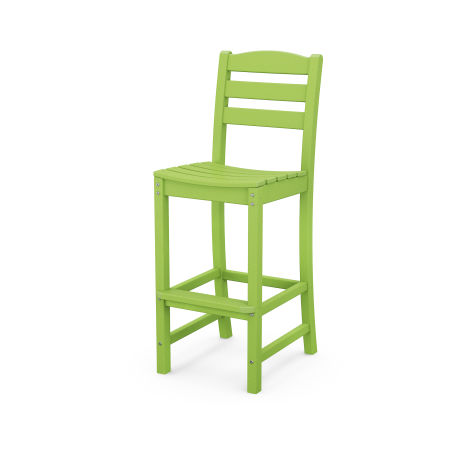 POLYWOOD La Casa Café Bar Side Chair in Lime