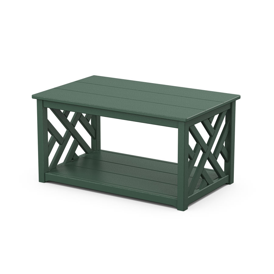 POLYWOOD Chippendale Coffee Table in Green