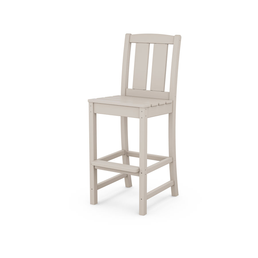 POLYWOOD Mission Bar Side Chair in Sand