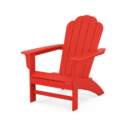 Country Living Adirondack Chair in Sunset Red