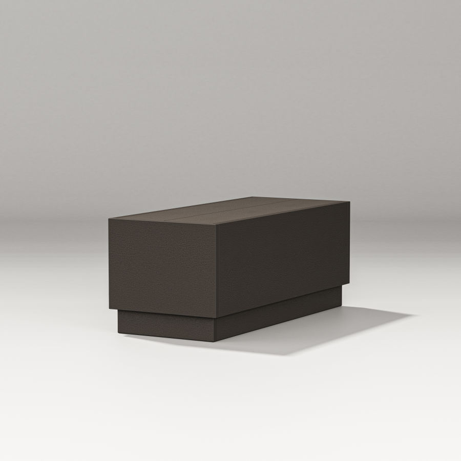 POLYWOOD Elevate Modular End Table in Vintage Coffee