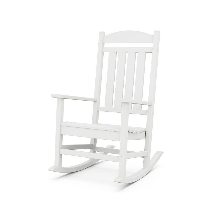 POLYWOOD Presidential Rocking Chair in White