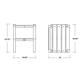 Thumbnail for Two Shelf Side Table