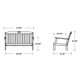Thumbnail for Yacht Club Deep Seating Loveseat