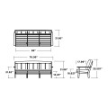 Thumbnail for Mission Deep Seating Sofa