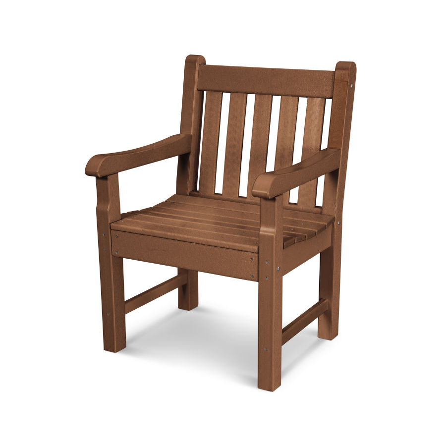 POLYWOOD Rockford Garden Arm Chair in Teak