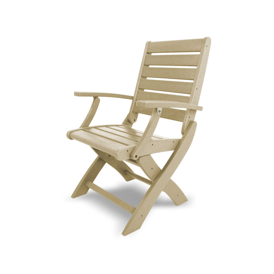 POLYWOOD Signature Folding Chair in Sand