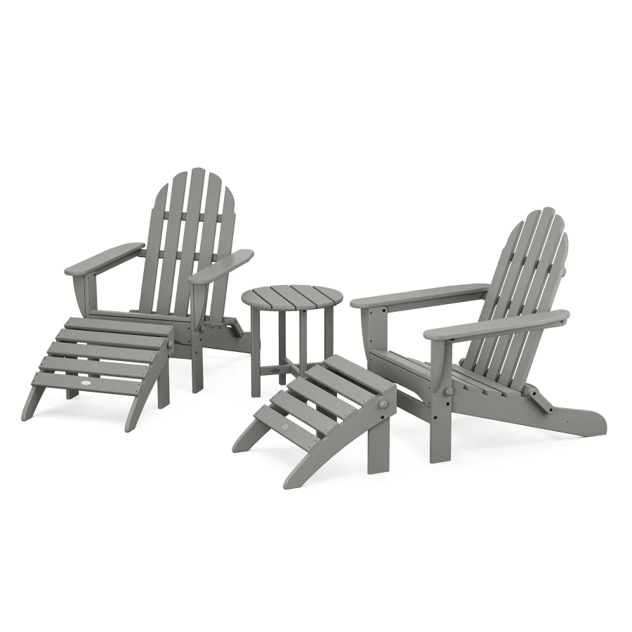 POLYWOOD Classic Adirondack 5-Piece Casual Set