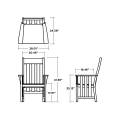Thumbnail for Acadia Dining Arm Chair