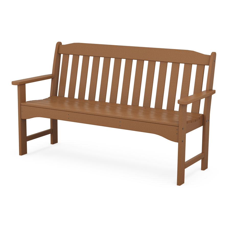 POLYWOOD Country Living 60" Garden Bench in Teak
