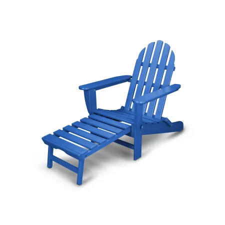 POLYWOOD Classics Ultimate Adirondack Chair in Pacific Blue