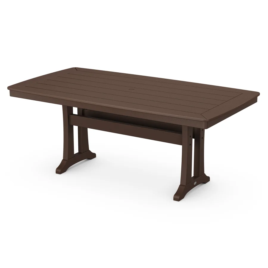 POLYWOOD 38" x 73" Dining Table in Mahogany