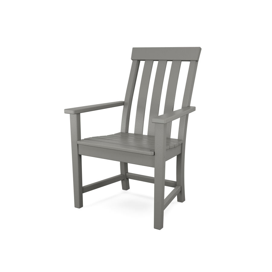 POLYWOOD Prescott Dining Arm Chair in Slate Grey