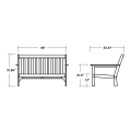Thumbnail for Vineyard Deep Seating Loveseat
