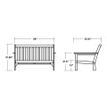 Thumbnail for Vineyard Deep Seating Loveseat