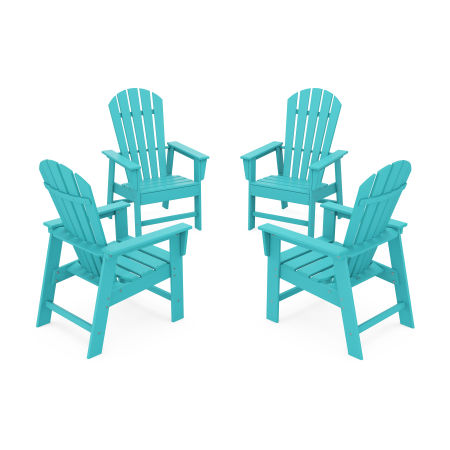 4-Piece South Beach Casual Chair Conversation Set in Aruba