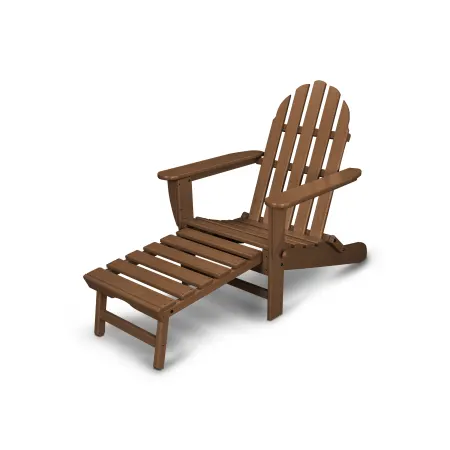 POLYWOOD Classics Ultimate Adirondack Chair in Teak