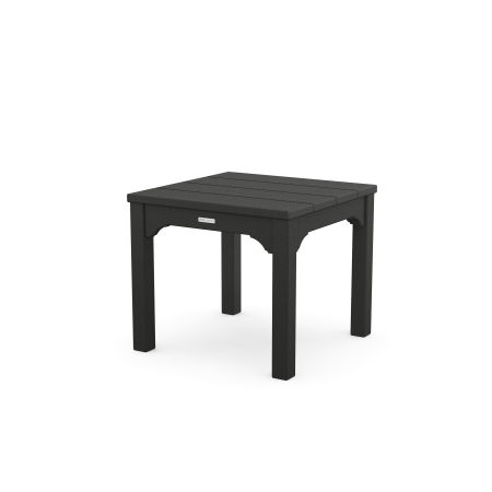Chinoiserie End Table in Black