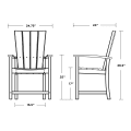 Thumbnail for Quattro Adirondack Dining Chair