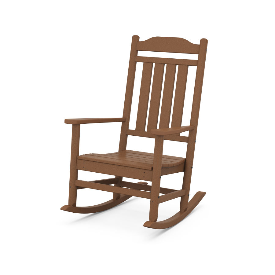 POLYWOOD Country Living Legacy Rocking Chair in Teak