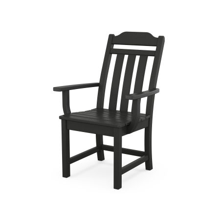 Country Living Dining Arm Chair in Black