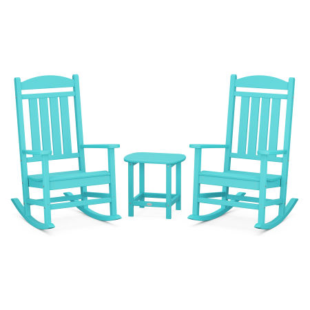 Presidential Rocking Chair 3-Piece Set in Aruba