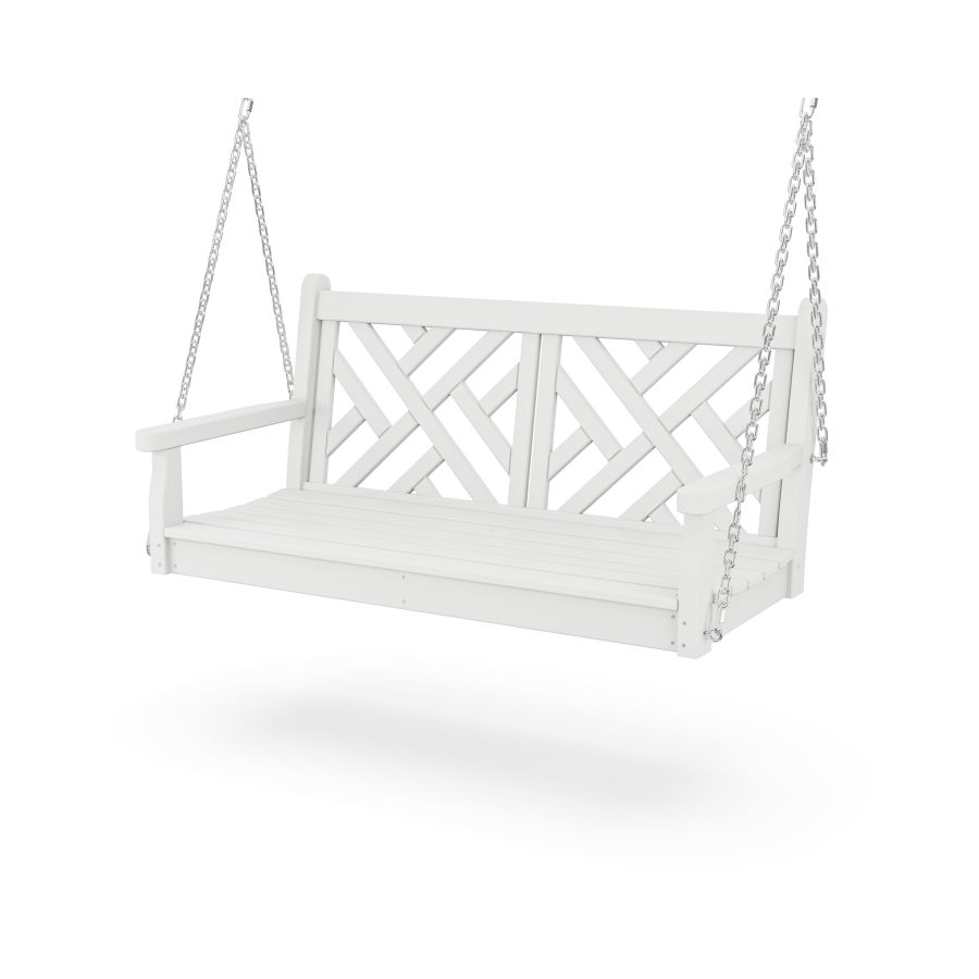 POLYWOOD Chippendale 48” Swing in White
