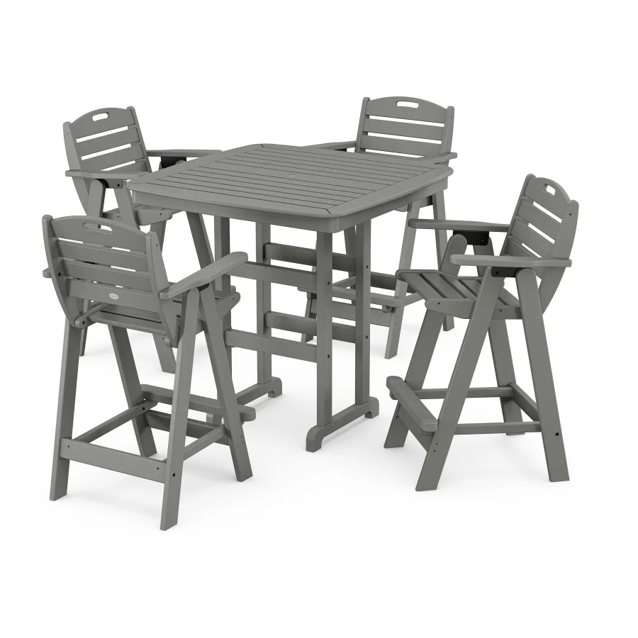 POLYWOOD Nautical 5-Piece Bar Set