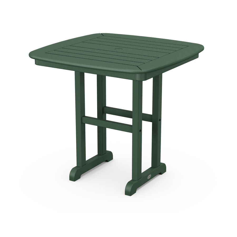 POLYWOOD Nautical 31" Dining Table in Green